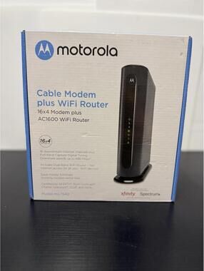 Motorola MG7540 AC1600 Cable Modem Router Combo DOCSIS 3.0 w/ Box Tested